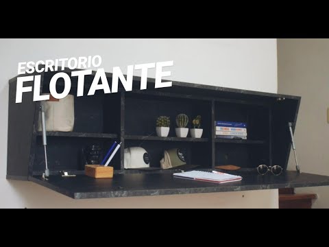 ESCRITORIO FLOTANTE OCULTO, By Faplac - #ProyectoMueble