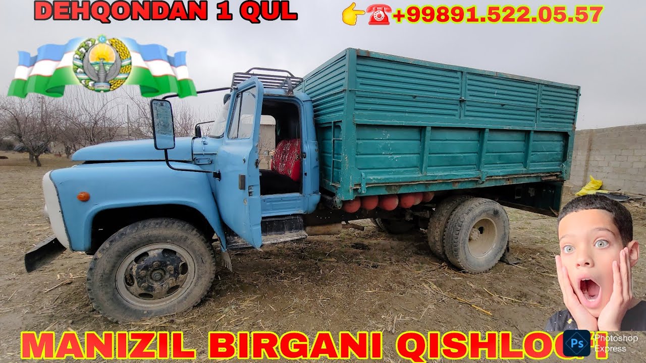 SAMARQAND VILOYATI PASTDARG‘OM TUMANI BIRGANI QISHLOG‘IDA 53 KAMAZ SOTILADI ILHOM UZ