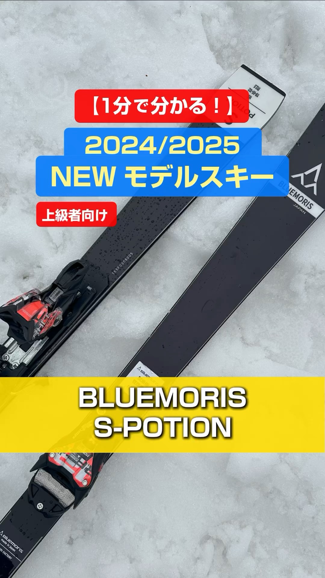 Understand the features of the new model skis in 1 minute