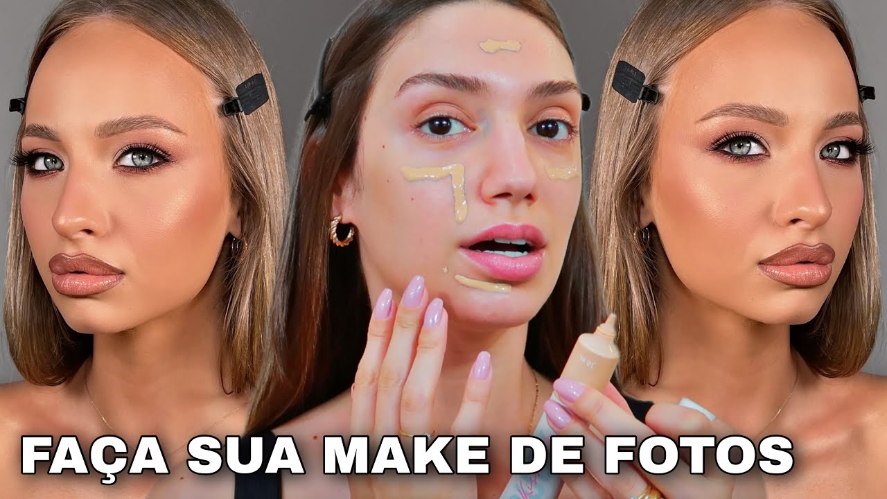 COMO FAZER SUA MAKE PARA FOTOS *TUTORIAL COMPLETO DE MAQUIAGEM PARA FOTOS* BEM EXPLICADO