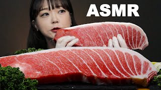 асмр еда Сашими из Тунца 🐟Морепродукты | TUNA SASHIMI *SEAFOOD MUKBANG | SUB | AeJeong ASMR