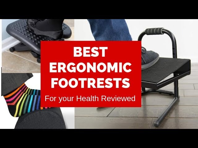 Mount it Foot Rest Under Desk Ergonomic Footrest - Reduces Muscle