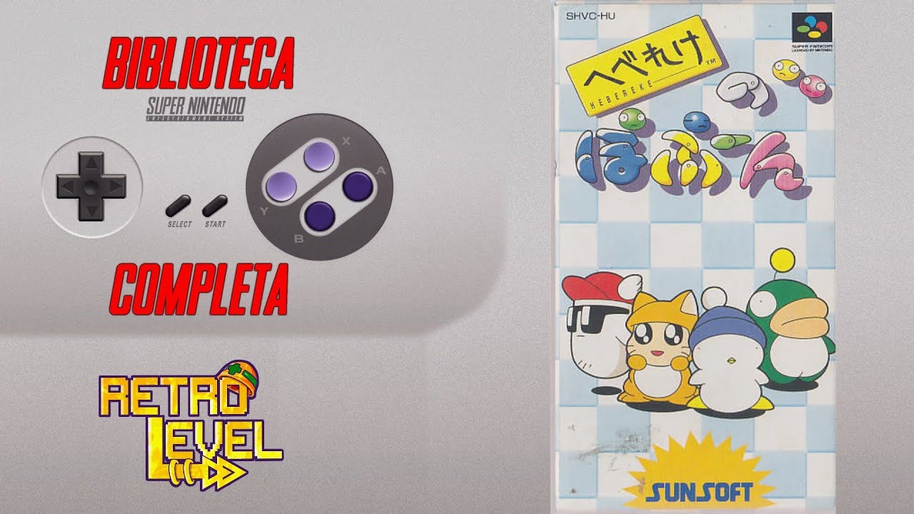 Hebereke no Popuun Biblioteca COMPLETA do Super Nintendo #513