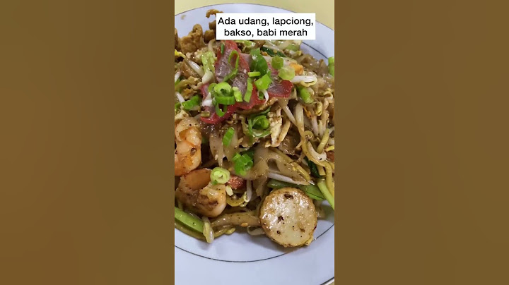 Kwetiau Medan Rame di Fresh Market PIK