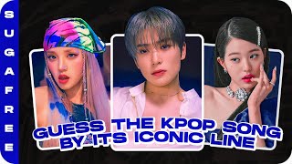 GUESS THE KPOP SONG BY ITS ICONIC LINE