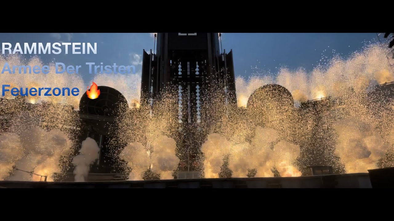 Rammstein - Armee der tristen Live Feuerzone - YouTube