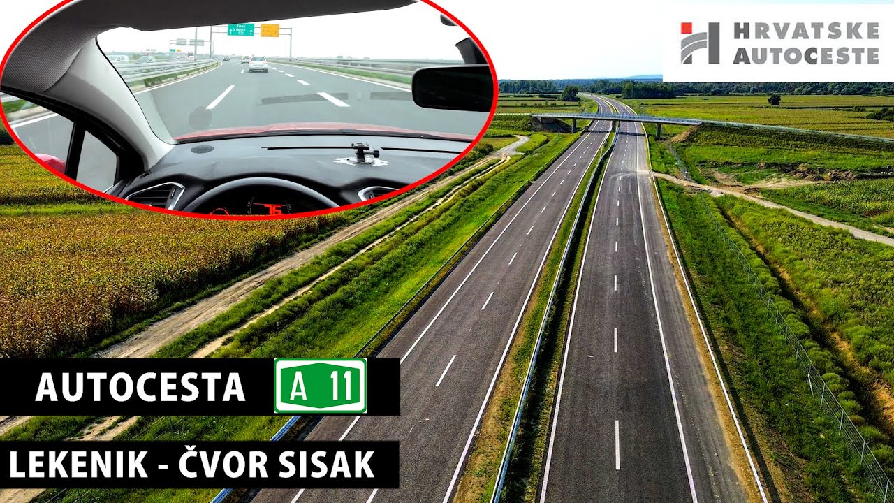Otvorenje autoceste A11 dionica Lekenik - Sisak | Prva vožnja po novoj dionici