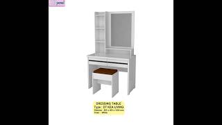 Tutorial Cara Merakit Dressing Table DT KEA Living White Meja Rias Minimalis Modern