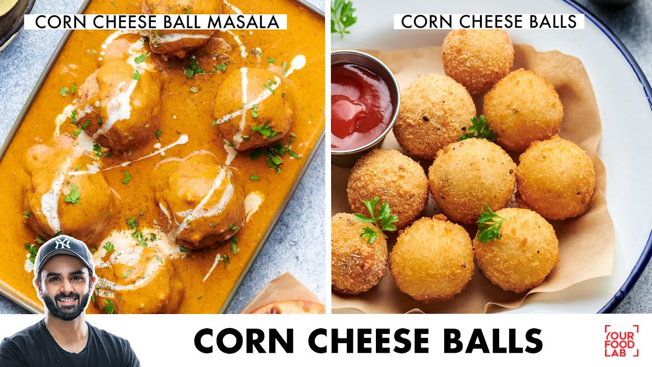 Corn Cheese Balls Recipe Cheese Corn Ball Masala चीज़ कॉर्न बॉल