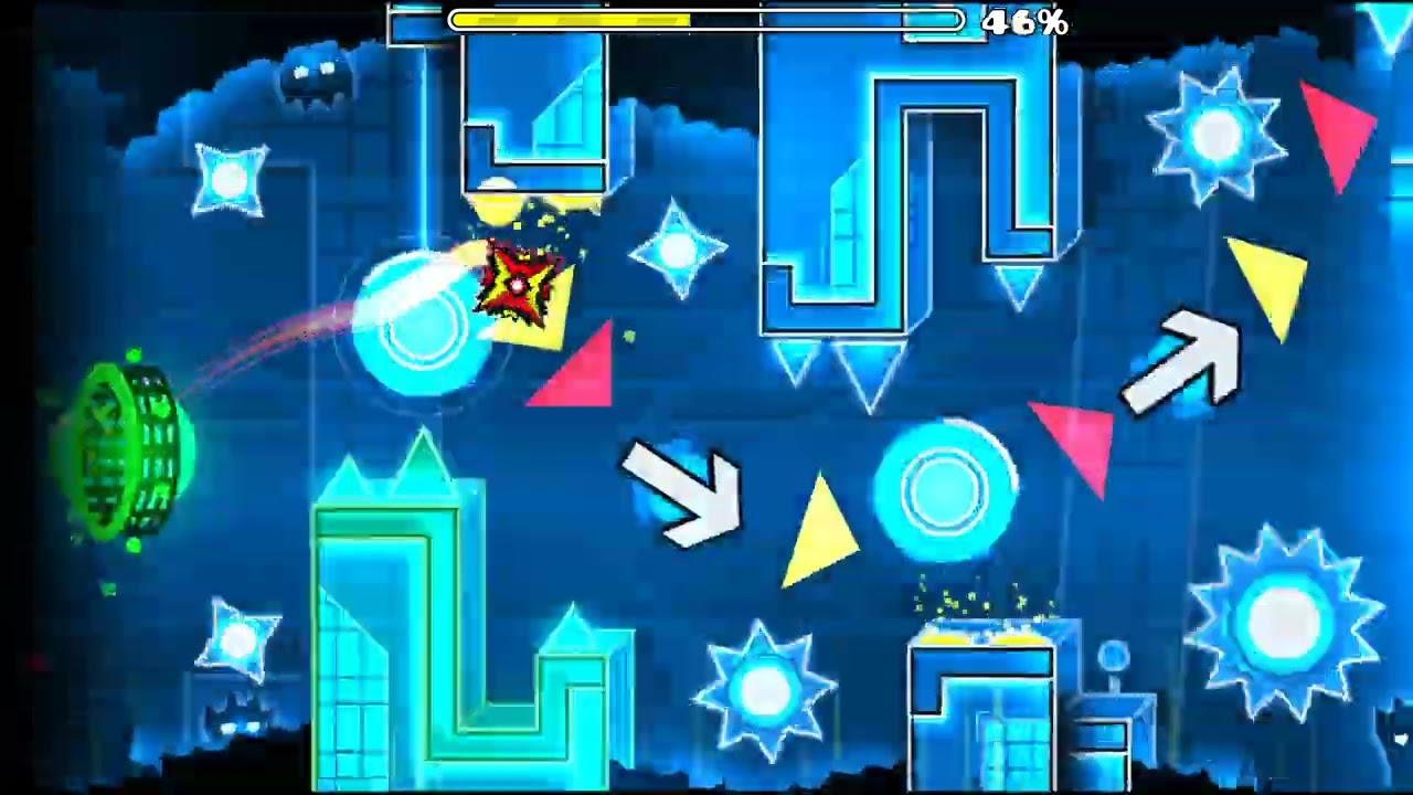 Geometry Dash: Ascent by JustBasic & Fletzer (Easy/Medium Demon)