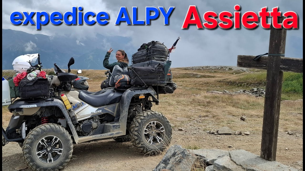 expedice Alpy na ATV čtyřkolce po starých vojenských cestách 