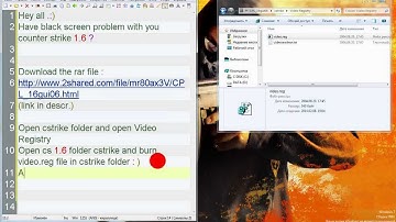 How To Fix Counter Strike 1.6 Black Screen Problem
