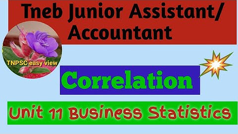 Correlation|Types of correlation|TNEB JA|TNPSC easy view|Tangedco|Part 3|