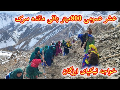 گزارش از جریان عشر عمومی در سرک خواجه نیکپای ارزگان هزاره دایکندی 