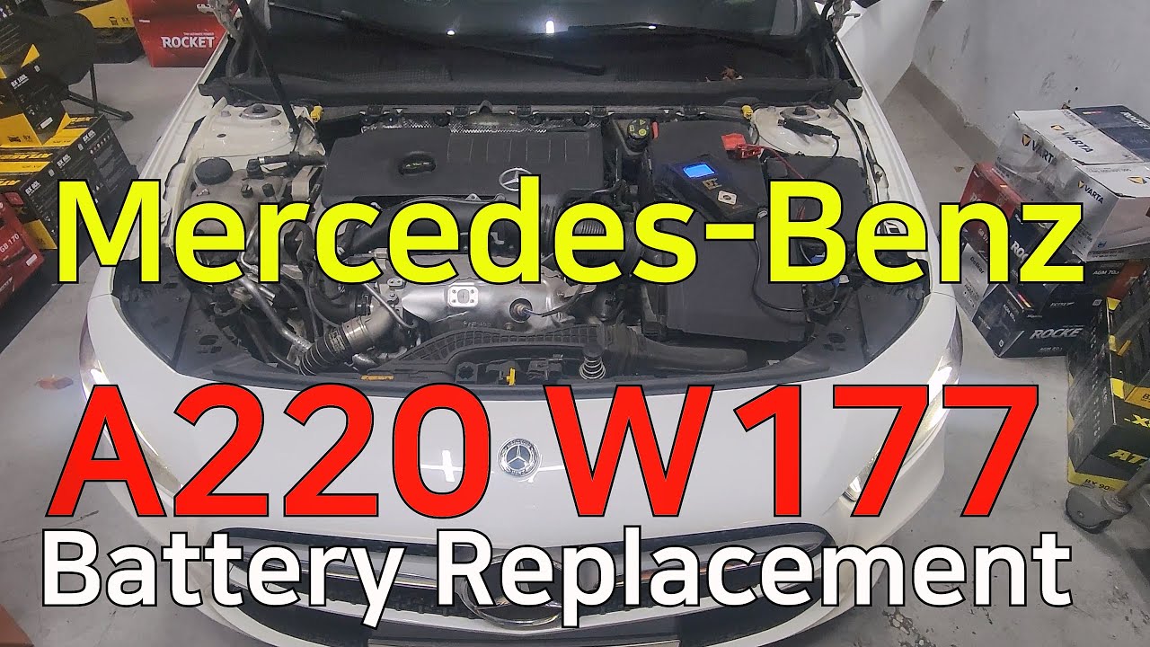 벤츠 A220 W177 배터리 교체방법 및 밧데리 규격을 알려드립니다