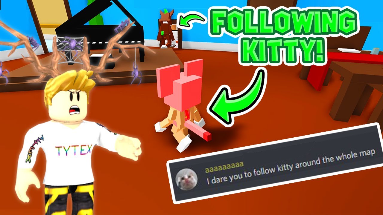 Doing Your Dares In Roblox Kitty Roblox Dares 1 Youtube - dares on roblox 6 het jeugdjournaal nadoen in roblox