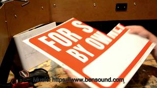 Bridging the gap with a For Sale Sign.....HO Scale Bridge Build...
