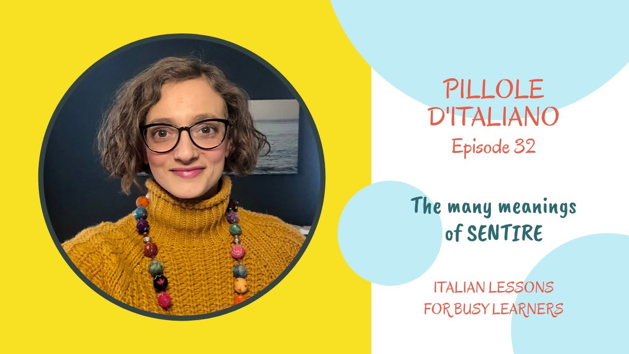 SENTIRE...What does it mean? - YouTube