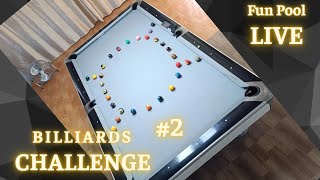 #2 Symbol ¤ Pool Challenge With 30 Balls | Live