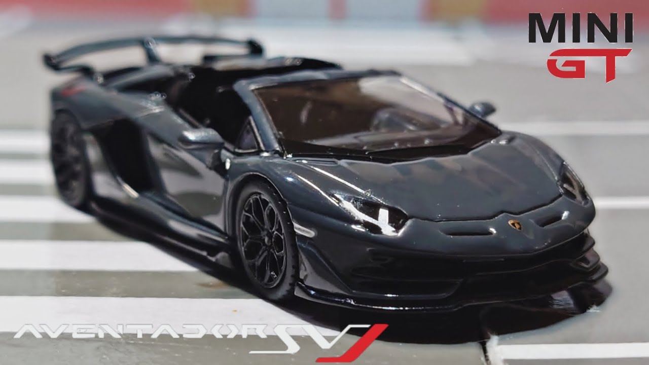 ロードスターもかっこいいね！【MINI GT】Lamborghini Aventador SVJ