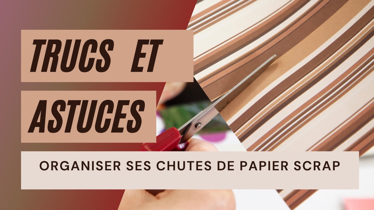 Ranger facilement vos découpes, vos chutes de papier avec cette