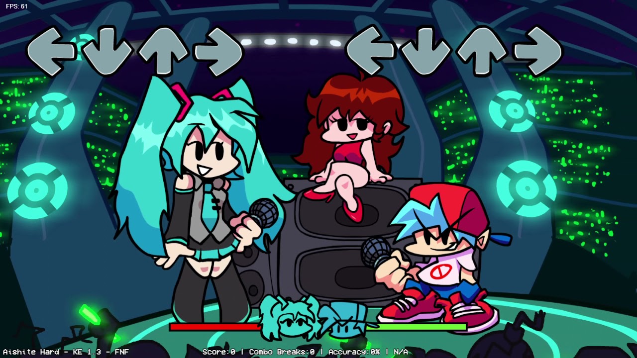 FNF vs Hatsune Miku V2 FNF mod jogo online