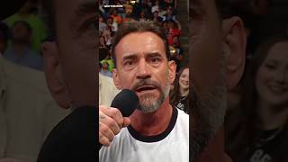 CM Punk mentions Vince McMahon on Raw 😱 #Shorts #WWE