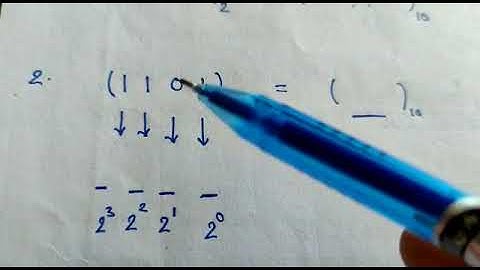 CLASS 12  PHYSICS- SEMICONDUCTOR ELECTRONICS- NUMBER SYSTEM- CONVERSION BINARY TO DECIMAL