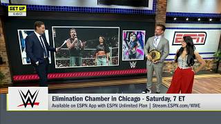 Download Lagu CM Punk \u0026 AJ Lee want to 'FOLLOW IN THE FOOTSTEPS' of Chicago greats at Elimination Chamber | Get Up MP3