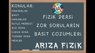 Fi̇zi̇k Dersi̇ Zor Sorularin Basi̇t Çözümleri̇