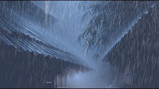 Rain Sounds for Sleeping: Beat Stress with Rain on Tin Roof with Subdued Thunder