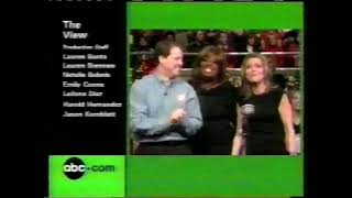 ABC split-screen credits | December 12, 2003