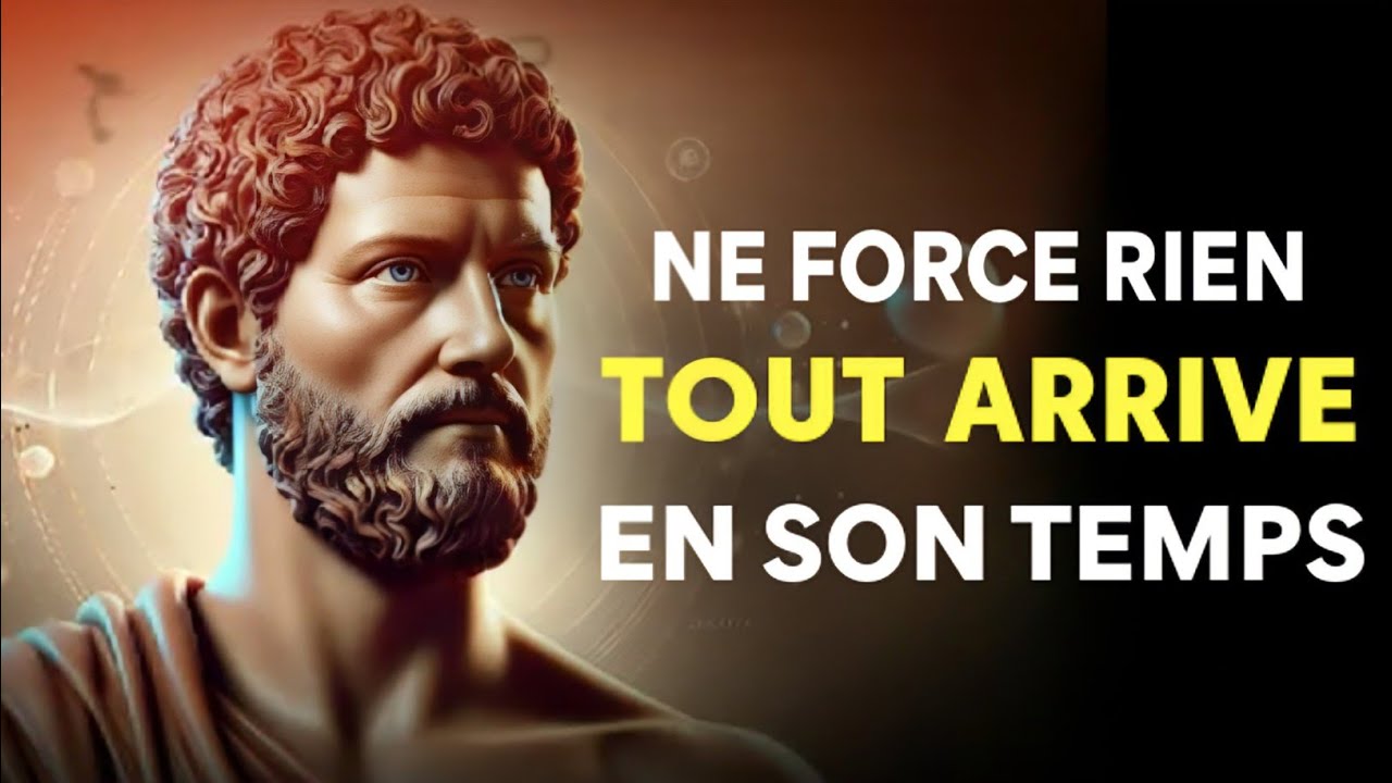 NE FORCE RIEN dans ta vie, TOUT ARRIVE au bon moment | STOÏCISME