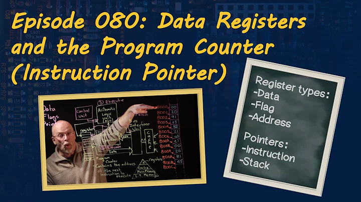 Ep 080: Data Registers and the Program Counter (Instruction Pointer)