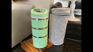 How We Use This Stacking Snack/Lunch Container with Kids On the Go | REVIEW