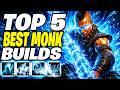 TOP 5 MOST OP MONK BUILDS IN POE 2 0.5! POE 2 Monk Build 0.5 (NEW META)