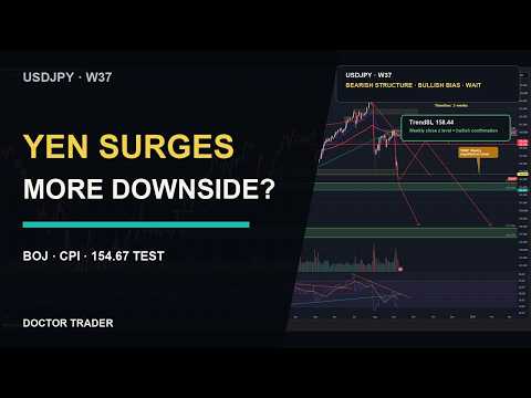 USDJPY W37: Yen Mencapai Level Tertinggi Tujuh Bulan — Apakah Masih Ada Potensi Penurunan Lebih Lanjut?