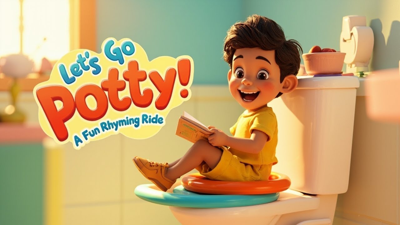 "Let's Go Potty! A Fun Rhyming Ride" with  subtitle 3year old 2025  