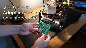 How to install SCSI2SD Adapter in Vintage Macintosh