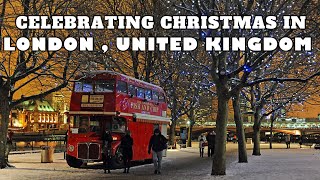 Celebrity Celebrating Christmas In London -  Merry Christmas From London United Kingdom with Love Profile