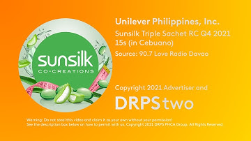 Regional Radio Ads: Sunsilk Triple Sachet Radio Commercial Q4 2021 15s (in Cebuano)