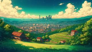 City Overlook Study Music  | Summer Breeze & Urban Views, Relaxing Anime Lofi for Focus and Reading