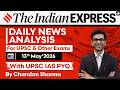 Indian Express Analysis | 13th May 2026 | Government Schemes &amp; Initiatives for UPSC | StudyIQ