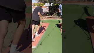 2 Hole-in-Ones in 21 Seconds #minigolf #puttputt #challenge