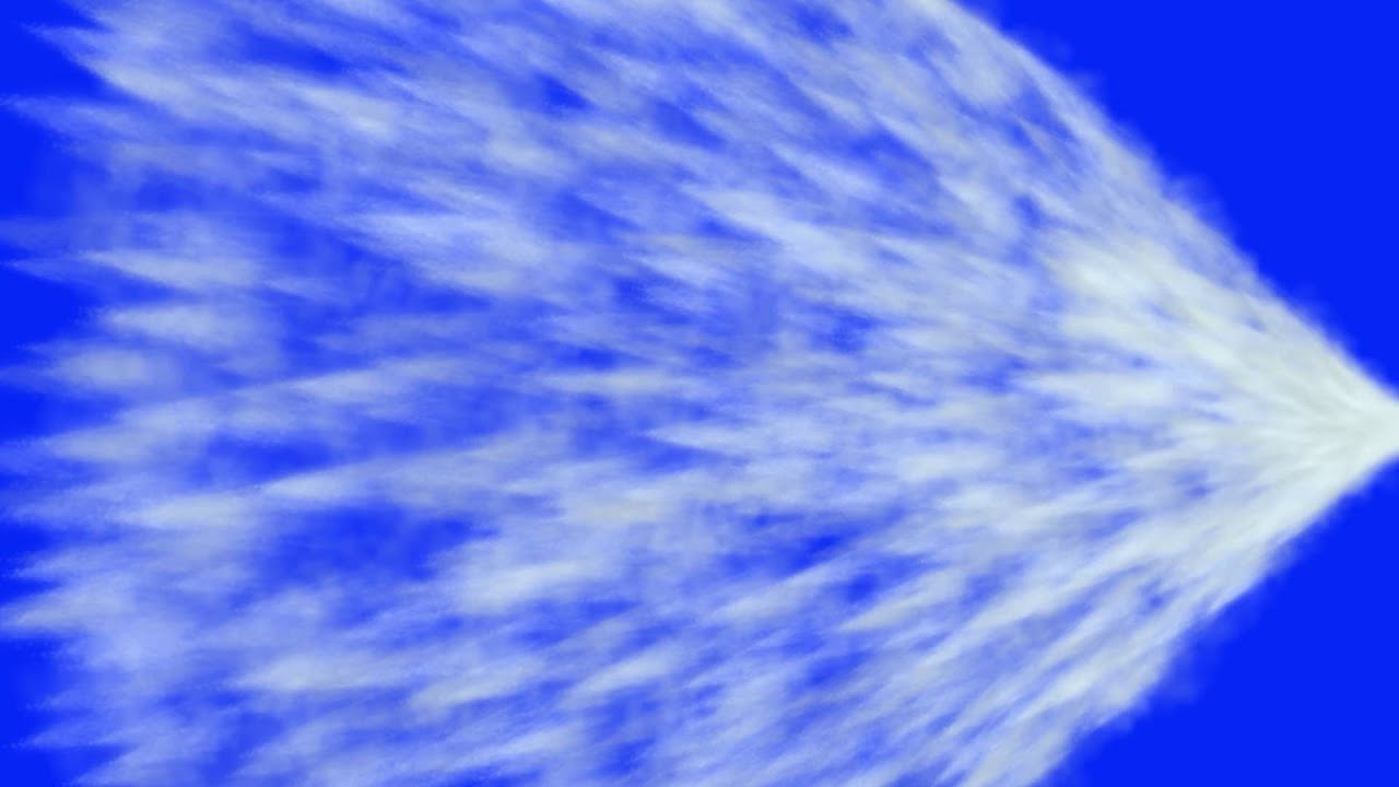 Water Flood Spary   Blue Screen  Royalty Free Video Effect Footage VFX