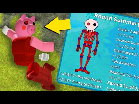 Piggy Breaks A Million Bones Roblox Broken Bones Youtube - roblox broken bones roblox kindly keyin