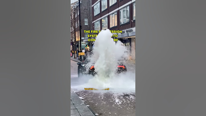 lamborgini on fire