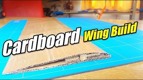 DEPRON WING BUILD WITH CARDBOARD How To Make a Rc Plane With Cardboard Homemade Airplane