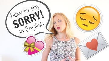 Hoe SORRY zeggen en je VERONTSCHULDIGEN in het Engels | Brits Engels #Spon