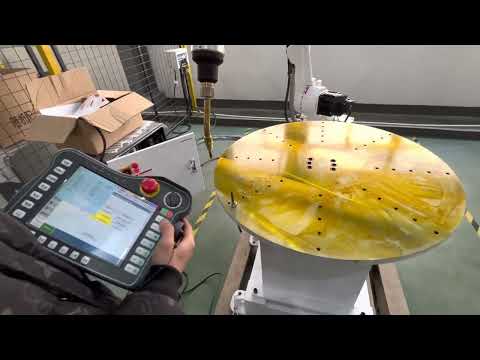 Single-axis positioner set up